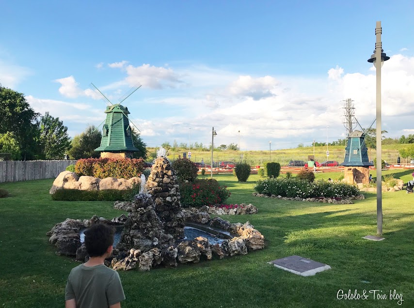 Parque Europa de Madrid con niños