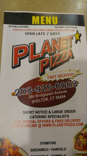 Pizza Restaurant «Planet Pizza», reviews and photos, 350 Bridgeport Ave #3, Shelton, CT 06484, USA