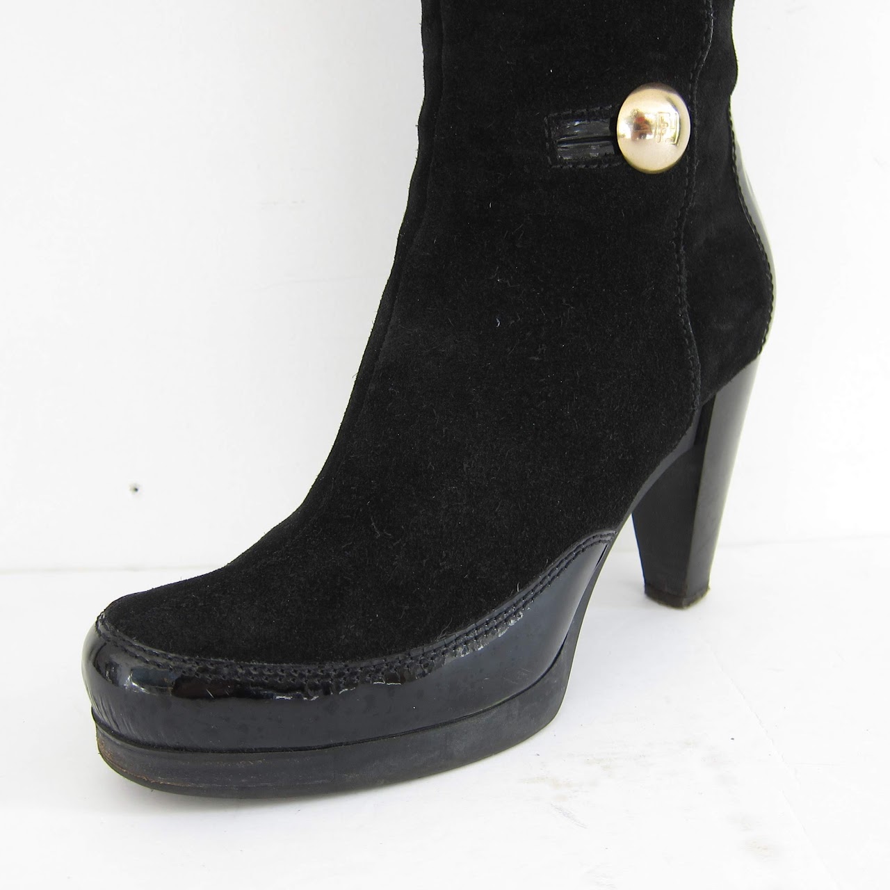 Fendi Suede Calf Boots