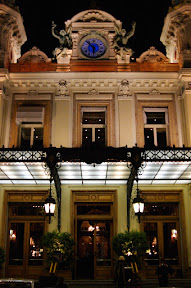 Entrance to Monte Carlo at night