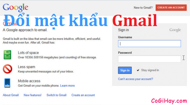 Đổi mật khẩu Gmail – Cách thay pass gmail an toàn