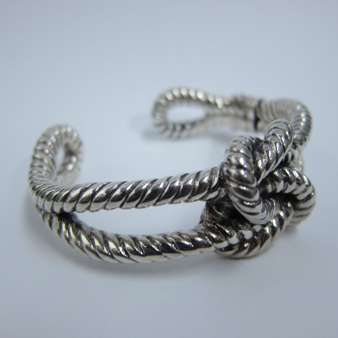 Sterilng Silver Knot Cuff