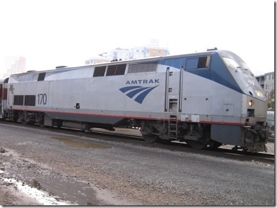 IMG_9781 Amtrak P42DC #170 at Union Station in Portland, Oregon on October 21, 2009