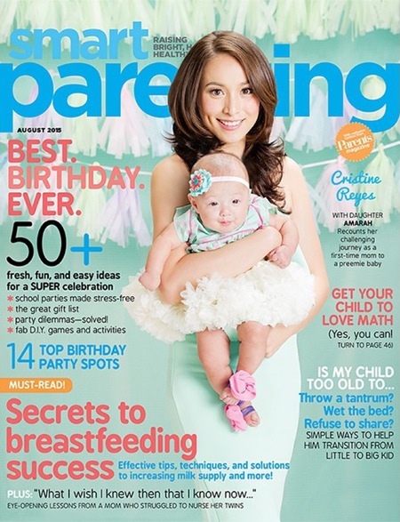 Cristine Reyes - Smart Parenting Aug 2015