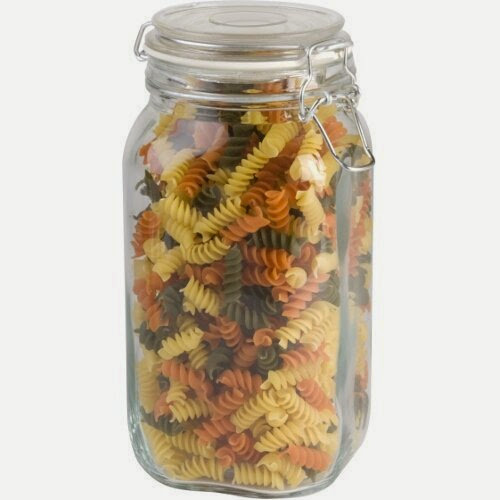  Anchor Hocking Heremes Jar with Lid 50.5 Ounce , Set of 4