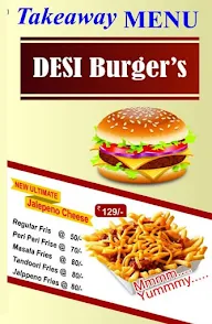 Desi Burger menu 4