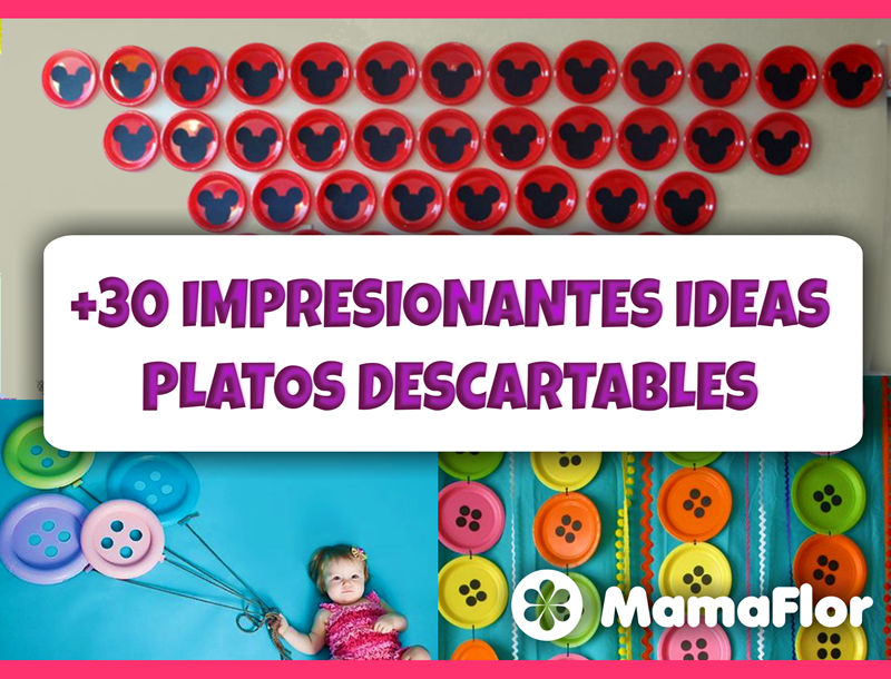 IMPRESIONANTES manualidades con Platos Descartables