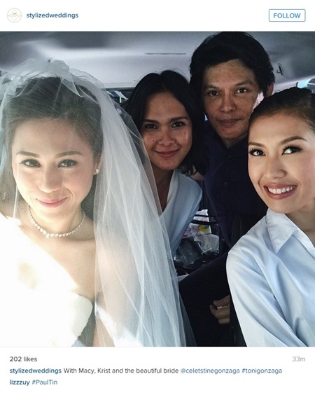 Paul-Celestine wedding - Toni with her glam team