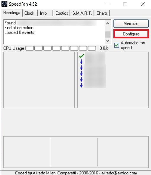 Ahora haga clic en Configurar.  Cómo controlar la velocidad del ventilador en Windows 10