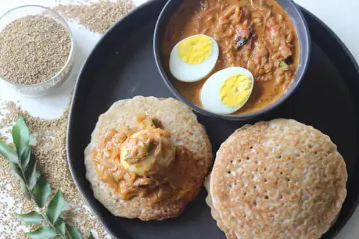 3 Kallapam With Egg Curry