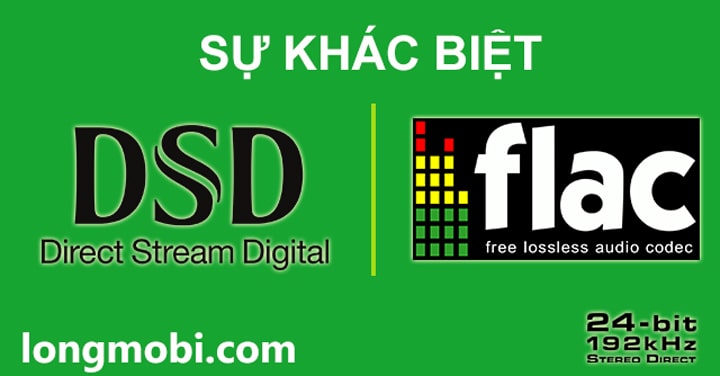 Su khac biet giua dsd va flac