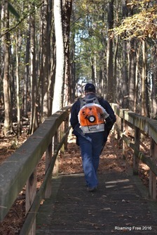 Clearing the boardwalk