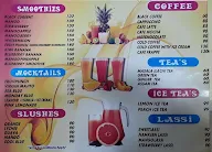 The Juice Cafe menu 2