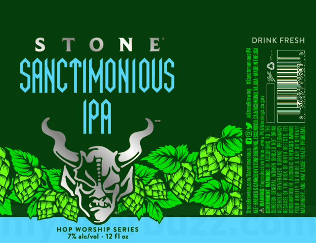 Stone Sanctimonious IPA Coming To Hop Worship Series Cans