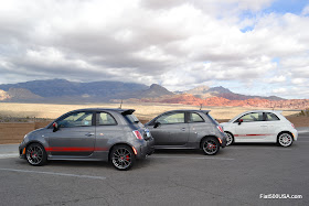 Fiat 500 Abarth at Red Rock Canyon