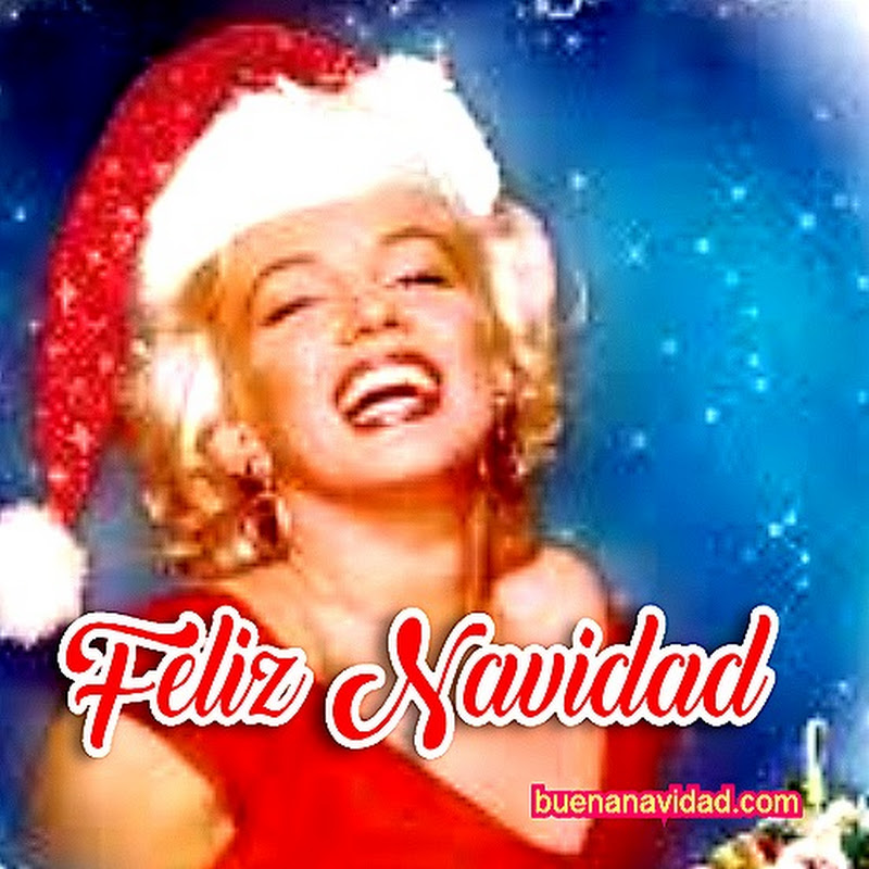 Imágenes de Feliz Navidad con Marilyn Monroe