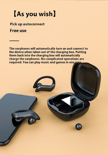 Title 14, Digital Display Sports Running Wireless TWS Bus...