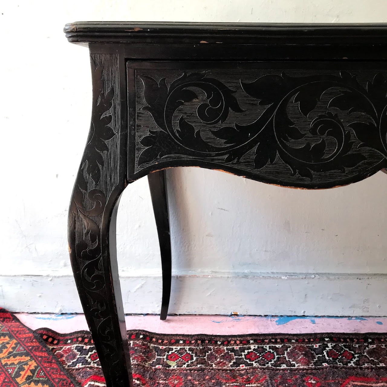 19th C. Leather Top Writing Desk