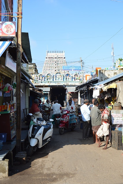 Sur de India en transporte público - Blogs de India - En bus de Kumbakonam a Trichy con parada en Tanjore (5)