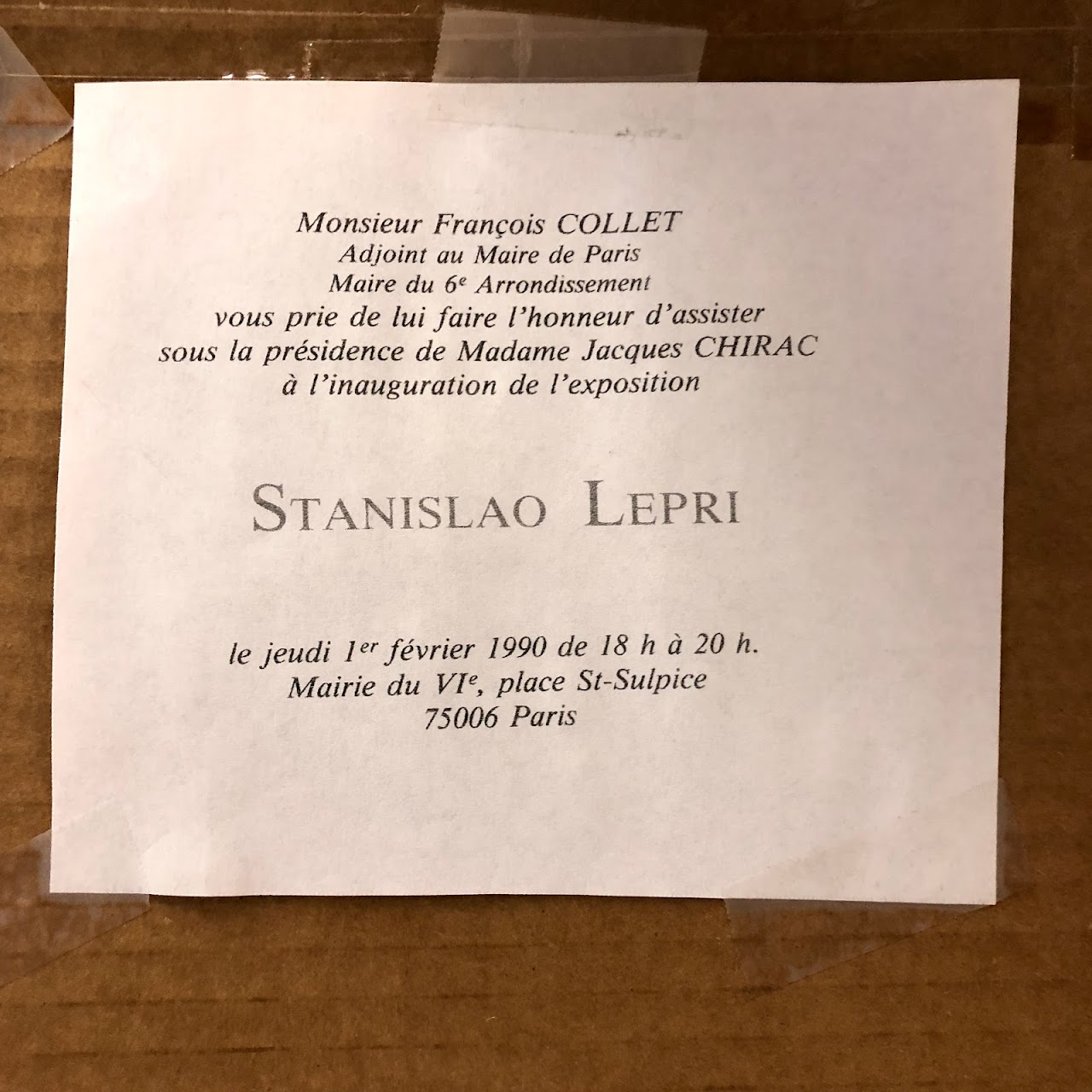 Stanislau Lepri Signed Print #2