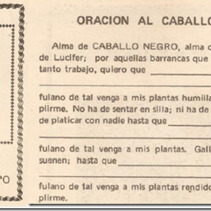 Oración al caballo negro para regresar a tu pareja