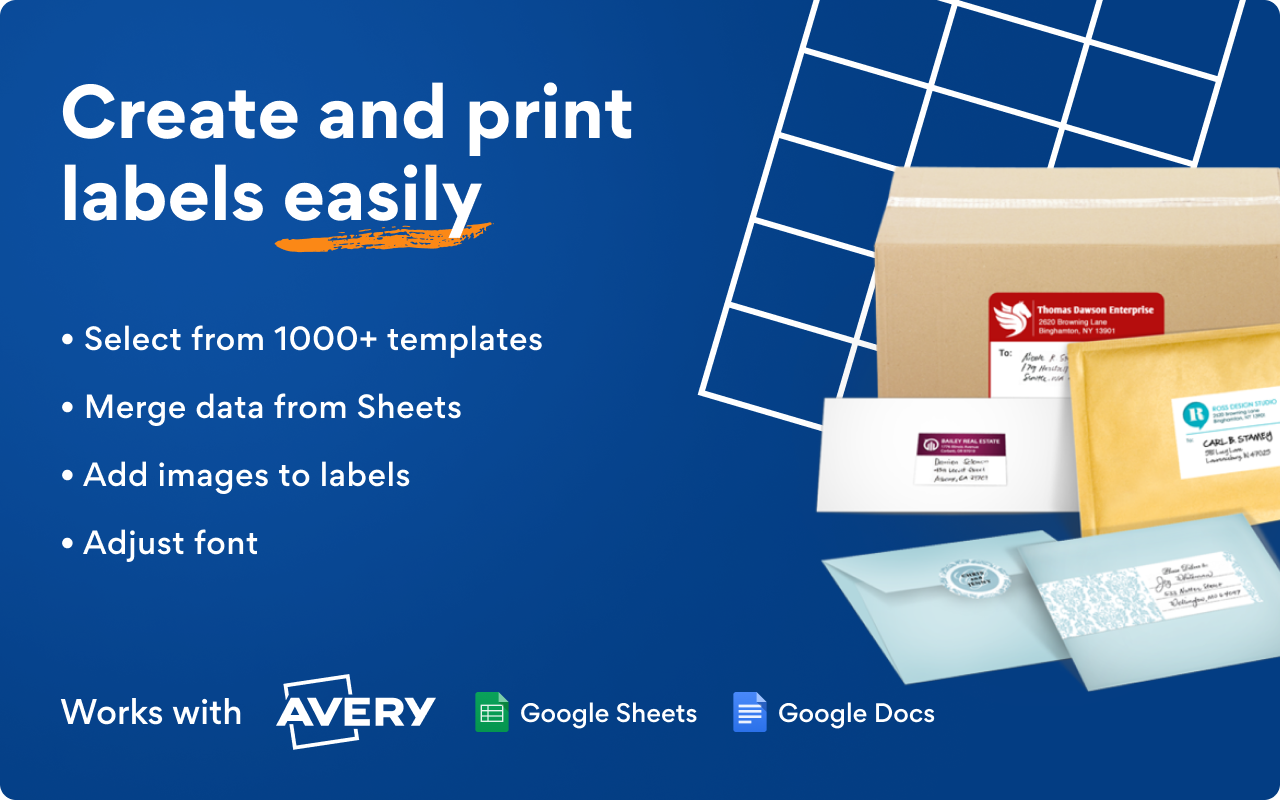 Foxy Labels - Maker Avery & Co - Workspace Marketplace