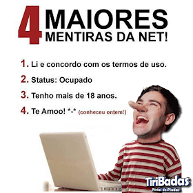 4 Maiores Mentiras da Internet