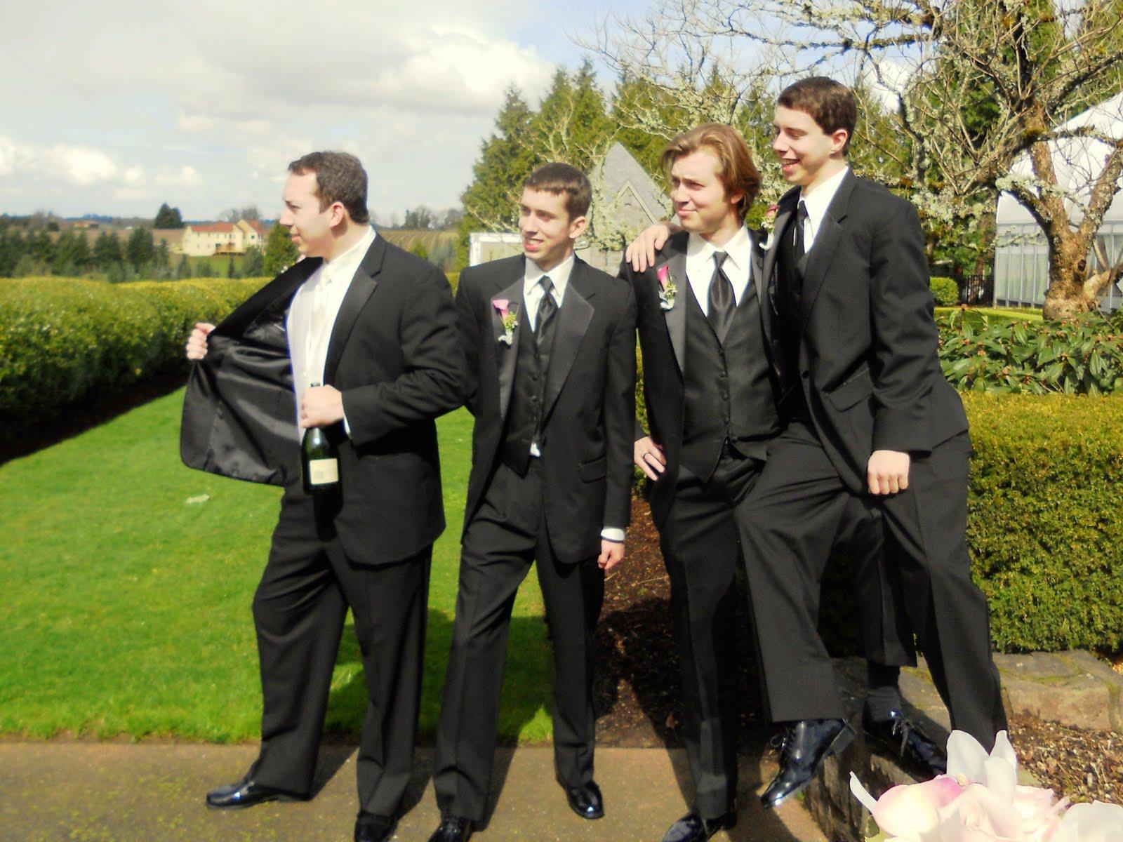 a black and pink wedding.