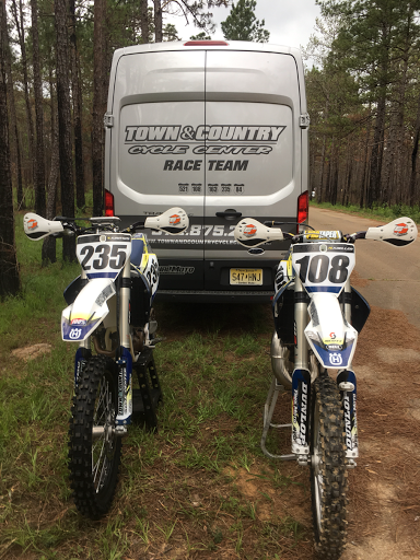 Tommy and Noah's bikes with the new van