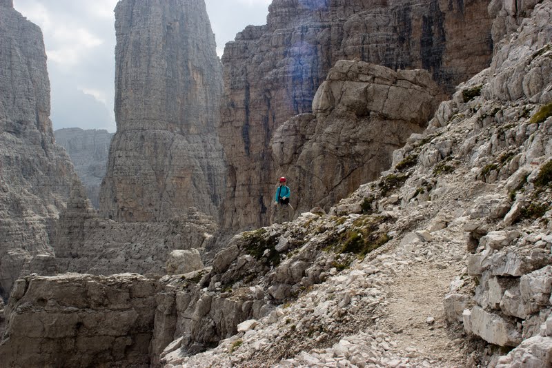 Доломиты - via ferrata "Via bocchette centrale"