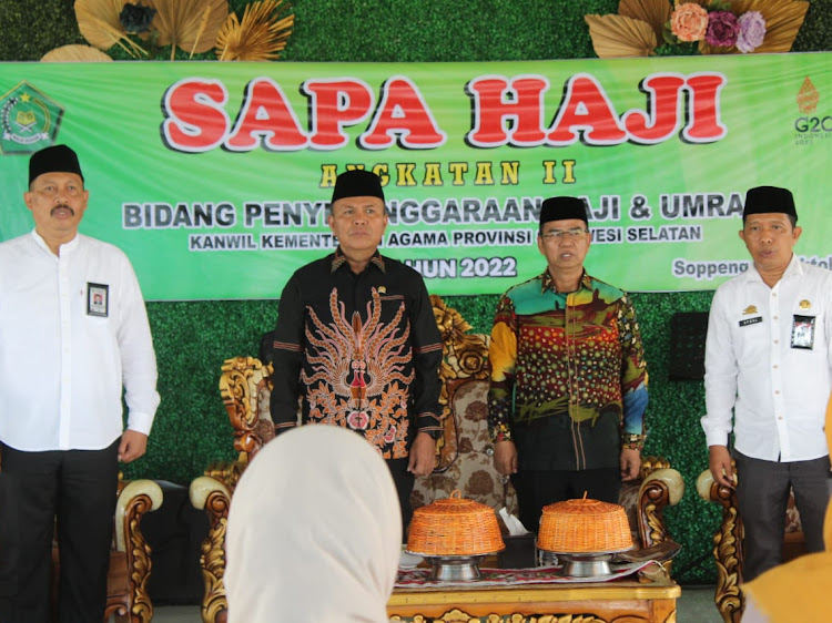 Kemenag Sulsel dan Komisi VIII DPR RI Sapa Jamaah Haji 