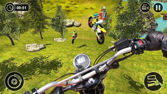  Uphill Offroad Motorbike Rider- 스크린샷 미리보기 이미지  