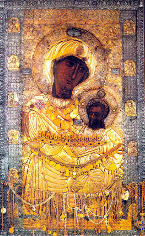Иверская икона Божией Матери из Афонского монастыря