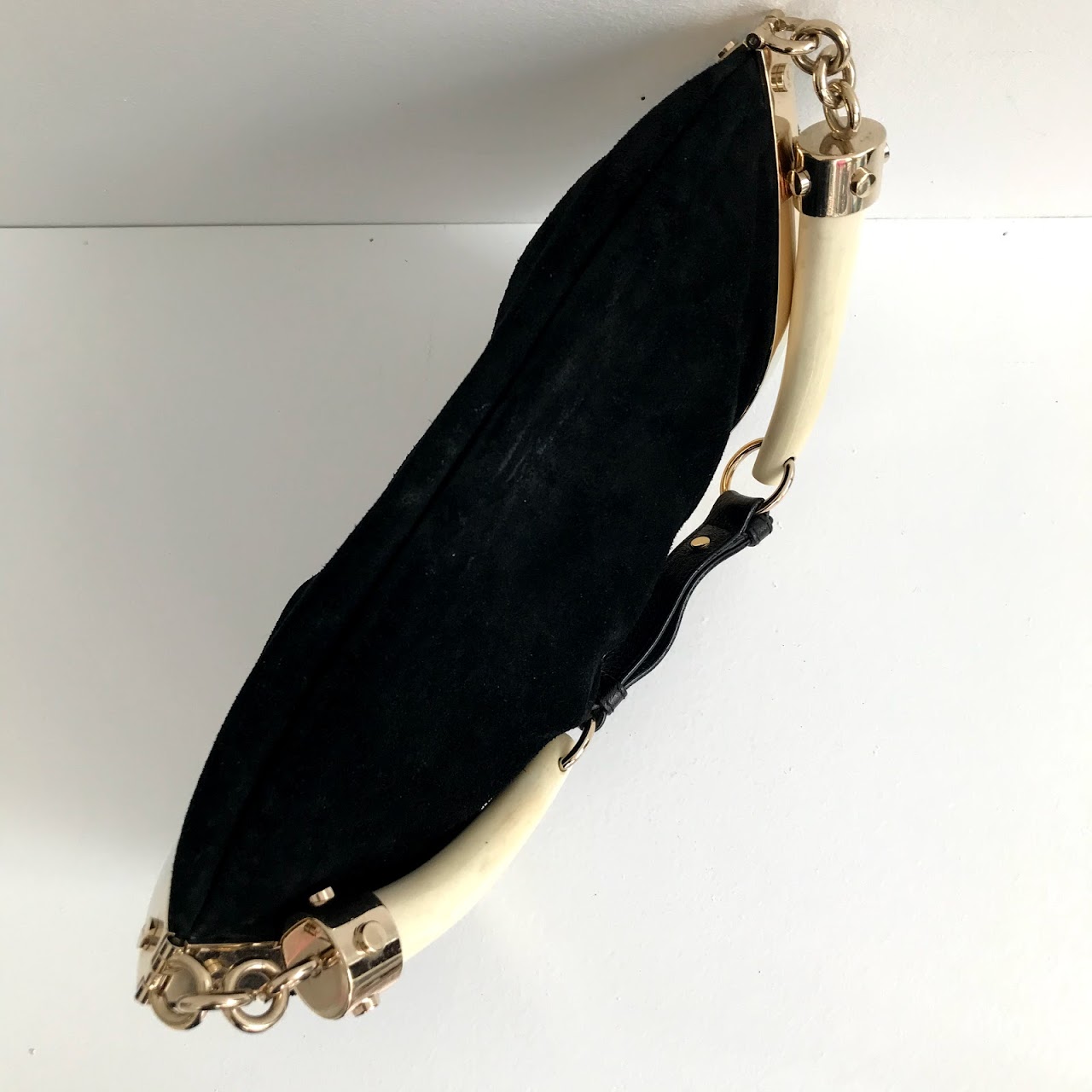 Yves Saint Laurent Suede Shoulder Bag