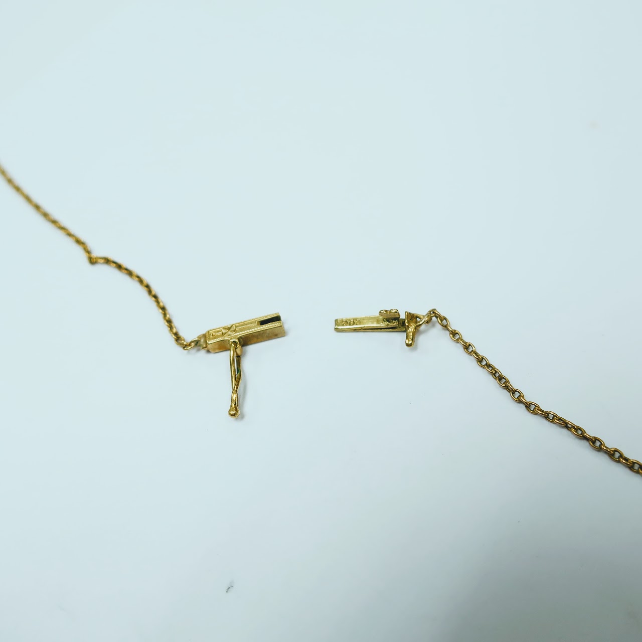 14 K Gold Scrying Necklace