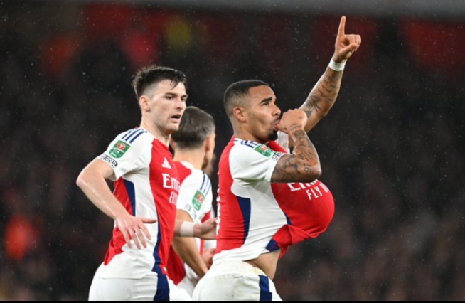 Gabriel Jesus Dedicates Goal to Unborn Baby as Arsenal Draws 1-1 with Crystal Palace in Carabao Cup