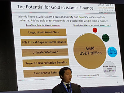 Lin discusses the potential for gold as an investment in Islamic finance. 