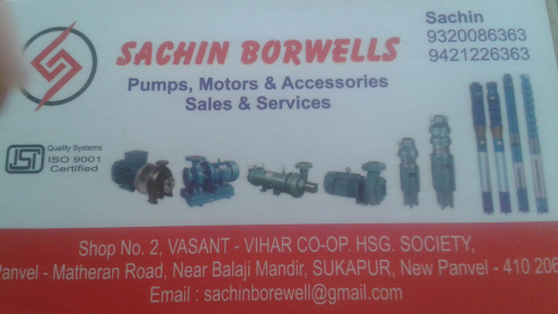 Sachin Borewell & Pumps, New Panvel Flyover, Sukapur, Panvel, Navi Mumbai, Maharashtra 410206, India, Drilling_Contractor, state MH