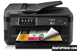 Reset Epson WorkForce WF-7610 printer with Resetter program