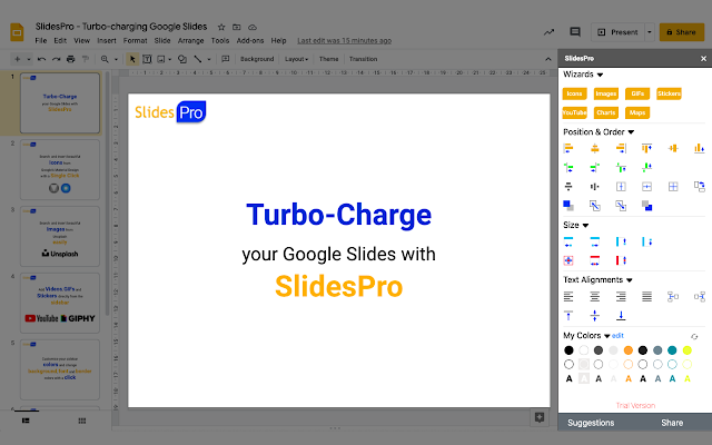 Screenshot of SlidesPro