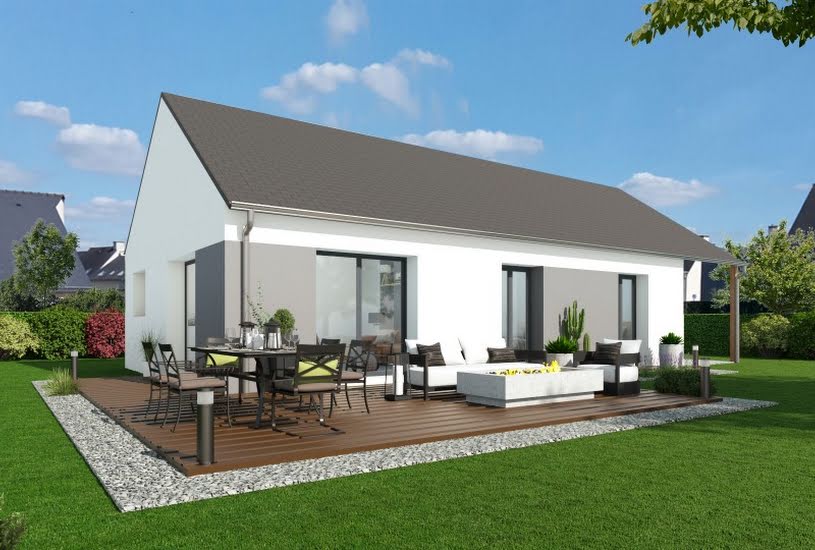  Vente Terrain + Maison - Terrain : 385m² - Maison : 77m² à Bouée (44260) 