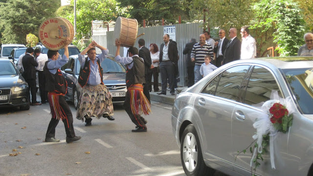 Kocek dancers – dancers at wedding on my street. From Waiting for the Tulips to Bloom: Adrift in Istanbul