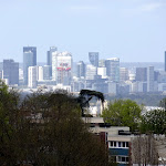 Observatoire de Meudon : vue sur la Défense depuis la Terrasse