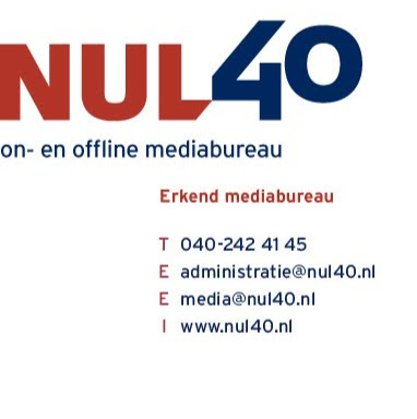 Nul40 on- en offline mediabureau logo