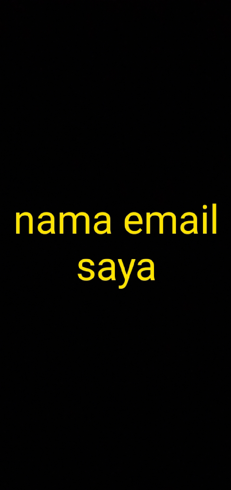 Nama email saya dan nama alamat email perbedaan dan penjelasan - tioalvino