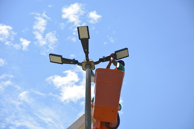 Prefeitura de Birigui investe R$ 30 mil na iluminação do Parque do Povo com lâmpadas de LED