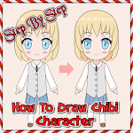 Cover Image of ดาวน์โหลด How To Draw Chibi Character Step By Step 1.0 APK