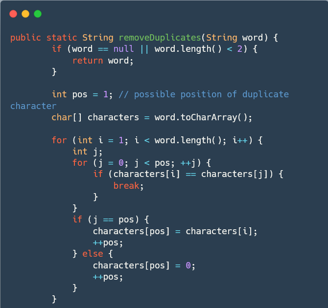 How To Remove Duplicate Characters From String In Java Example