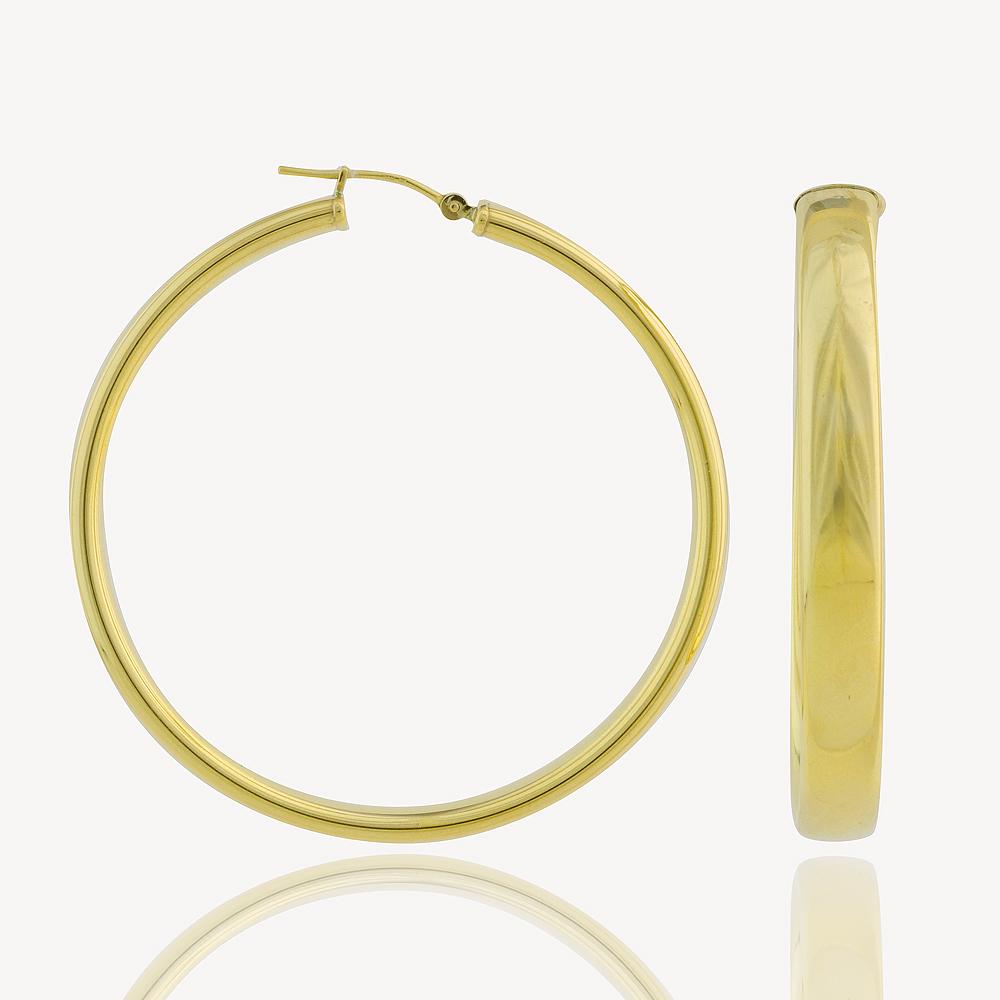 14K Gold Wedding Band Hoop