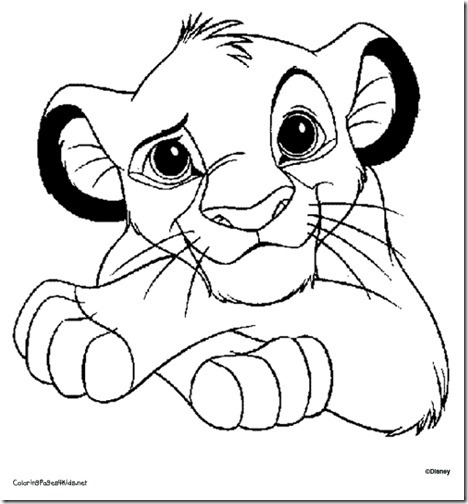 simba rrey leon colorear (7)